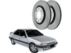 Disco de Freio Dianteira HIPPER FREIOS para Peugeot 405 1.6 1.8 2.0 8V 2.0 16V 1992 até 1999 266mm Ventilado