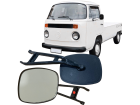 Espelho Retrovisor Direito Kombi 1979 até 1999 Fixo Sem Reg