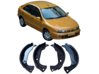 Lona Patim Sapata Freio com Lona Traseira SYL Fiat Brava 1999 até 2003 Sistema Bosch
