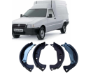 Lona Patim Sapata Freio com Lona Traseira SYL Fiat Fiorino 2004 até 2010 Sistema Bosch