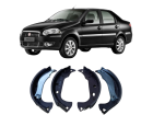 Lona Patim Sapata Freio com Lona Traseira SYL Fiat Siena 2005 até 2010 Sistema Bosch
