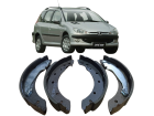 Lona Patim Sapata Freio com Lona Traseira SYL Peugeot 206 SW 2004 até 2008