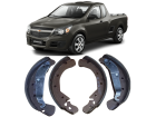 Lona Patim Sapata Freio com Lona Traseira SYL Chevrolet Montana 2003 até 2010 Sistema Bosch