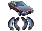 Lona Patim Sapata Freio com Lona Traseira SYL Ford Escort GL GUARUJÁ HOBBY L LX 1983 até 1996