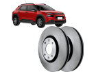 Disco de Freio Dianteira HIPPER FREIOS para Citroen C4 Cactus 1.6 16V 2019 até 2024