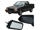 Espelho Retrovisor Esquerdo Chevy 500 1983 até 1995 Com Reg