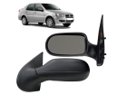 Espelho Retrovisor Esquerdo Fiat Siena G3 4P 2005 até 2008 Fixo S/ Reg
