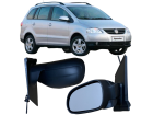Espelho Retrovisor Esquerdo SpaceFox 2006 até 2009 Com Reg