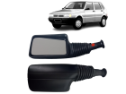 Espelho Retrovisor Esquerdo Uno 1995 até 2000 Sanfona Fixo