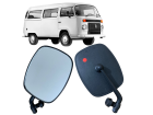 Espelho Retrovisor Direito Kombi 1976 até 1996 Fixo Sem Reg
