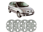 Calota Roda Prateada GRID para Renault Scénic 1998 até 2011 Aro 15