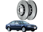 Disco de Freio MDS Volkswagen Passat 1.8 2.8 1996 até 2005 5 Furos Ventilado