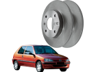 Disco de Freio Dianteira MDS para Peugeot 106 1993 até 2001