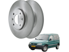 Disco Freio Dianteiro MDS Peugeot Partner 1.8 8V 1999 até 2002