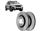 Disco de Freio Dianteira MDS para Peugeot 2008 1.6 16V 2015 até 2024