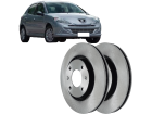 Disco de Freio Dianteira MDS para Peugeot 207 1.6 16V 1.4 8V 2009 até 2015