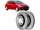 Disco de Freio Dianteira MDS para Peugeot 307 1.6 2.0 16V 2001 até 2012