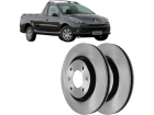 Disco de Freio Dianteira MDS para Peugeot Hoggar 1.6 16V 1.4 8V 2010 até 2014