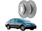 Disco de Freio Traseira MDS para Citroen C4 2.0 16V Pallas 2005 até 2013