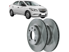 Disco de Freio Dianteira MDS para Chevrolet Prisma 1.0 1.4 8V 2013 até 2019
