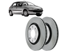 Disco de Freio MDS Peugeot 206 1.6 16V 2000 até 2008