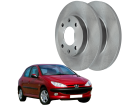 Disco Freio Dianteiro MDS Peugeot 206 1.0 8V | 1.4 8V 2000 até 2010