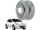 Disco Freio Dianteiro MDS Peugeot 207 1.4 8V | Hatchback 1.4 8V | SW 1.4 8V | SW 1.6 16V | Sedan 1.4 8V 2009 até 2015