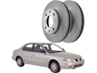 Disco de Freio Dianteira MDS para Hyundai Elantra 2.0 16V 2001 até 2004