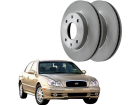 Disco de Freio Dianteira MDS para Hyundai Sonata 2.7 24V 2002 até 2003