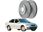 Disco de Freio Dianteira MDS para Chevrolet Vectra 2.0 2.2 8V 1994 até 2011 Aro 15