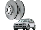 Disco Freio Dianteiro MDS Volkswagen Golf 1.0 1.4 1.6 2.0 1999 até 2019 9 Furos