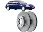 Disco de Freio Dianteira MDS para Honda Civic 1.6 16V CRX DEL SOL 1992 até 1997