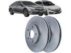 Disco de Freio Dianteira HIPPER FREIOS para Honda Civic 1.5 1.8 2.0 2012 até 2021