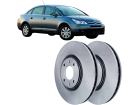 Disco de Freio Dianteira HIPPER FREIOS para Citroen C4 2.0 16V Pallas 2005 até 2013