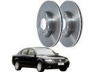 Disco de Freio Dianteira MDS para Volkswagen Passat 1.8 20V 1999 até 2005