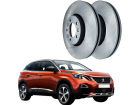 Disco de Freio Dianteira MDS para Peugeot 3008 1.6 16V 2018 até 2023