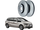 Disco de Freio Dianteira MDS para Citroen C4 Picasso 1.6 16V 2016 até 2019