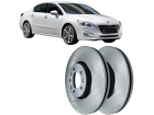 Disco de Freio Dianteira MDS para Peugeot 508 1.6 16V 2012 até 2014