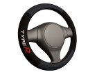 Capa Volante Cinza/Preto Type-R - 38 cm Universal