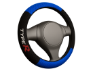 Capa De Volante Azul/Preto Type-R - 38cm Universal