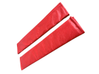 2 Capa Protetor Cinto Segurança Adulto Infantil Cor Vermelho