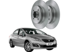 Disco de Freio Traseira HIPPER FREIOS para Peugeot 408 1.6 2.0 16V 2011 até 2019