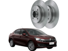 Disco de Freio Traseira HIPPER FREIOS para Citroen C4 Lounge 1.6 2.0 16V 2014 até 2020
