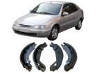 Lona Patim Sapata Freio com Lona Traseira MAZZICAR Xsara 1.6 1.8 1998 até 2000