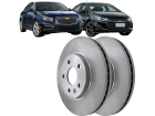 Disco de Freio Dianteira MDS para Chevrolet Cruze 1.4 1.8 16V 2011 até 2023