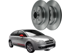Disco de Freio Traseira HIPPER FREIOS para Citroen C4 Grand Picasso 2.0 16V 2009 até 2014