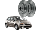 Disco de Freio Traseira HIPPER FREIOS para Citroen C4 Picasso 2.0 16V 2008 até 2014