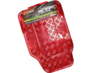Tapete Automotivo Laminado Metalizado Esportivo Vermelho Met