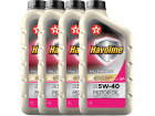 Kit 4 Óleo para Motor Havoline Sae 05w40 Full Synthetic SN 01 Litro