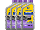 Kit 4 Óleo para Motor Ipiranga F1 Master Sintético SP 0W20 1 Litro
